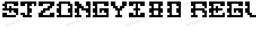 SJzongyi80 Regular字体转换